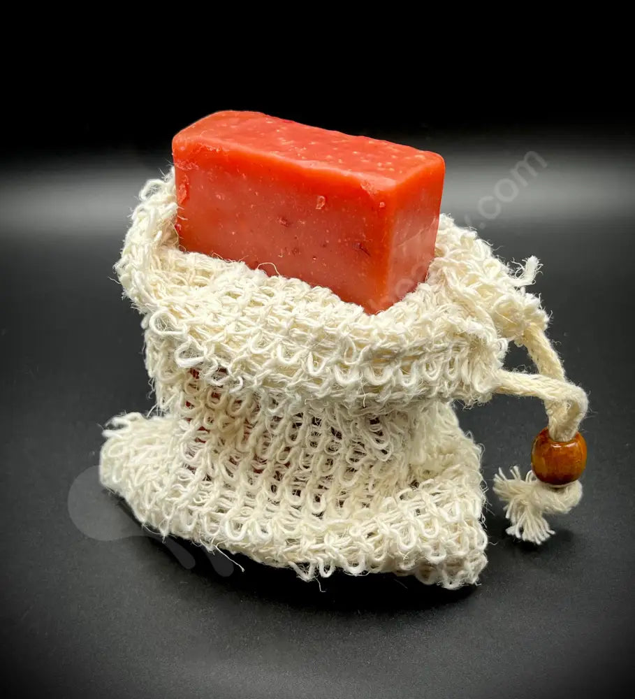 Exfoliating Drawstring Soap Pouch Accessories