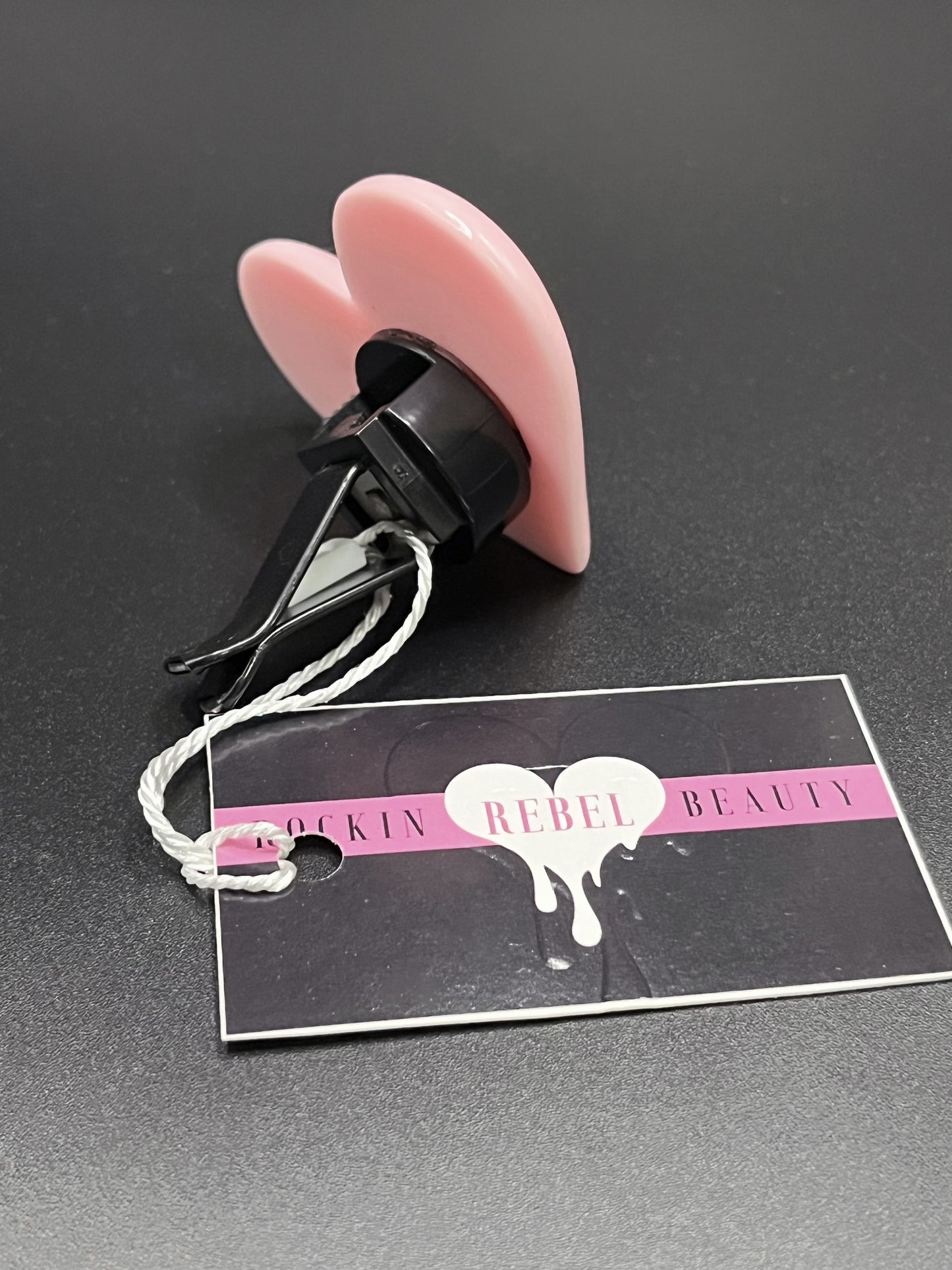 Automobile Vent Clip Air Freshener - Pink Heart