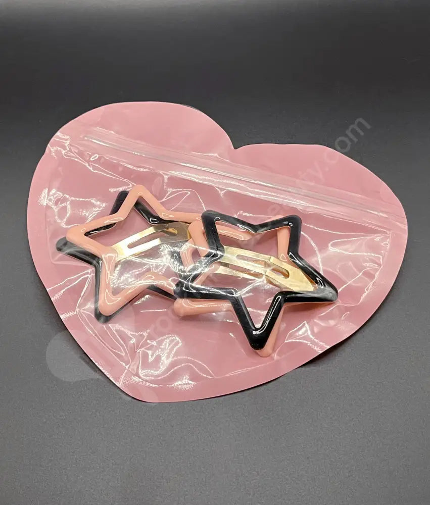 4Pc Star Hair Clips Style