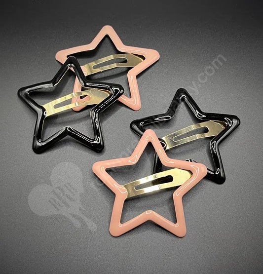 4Pc Star Hair Clips Style