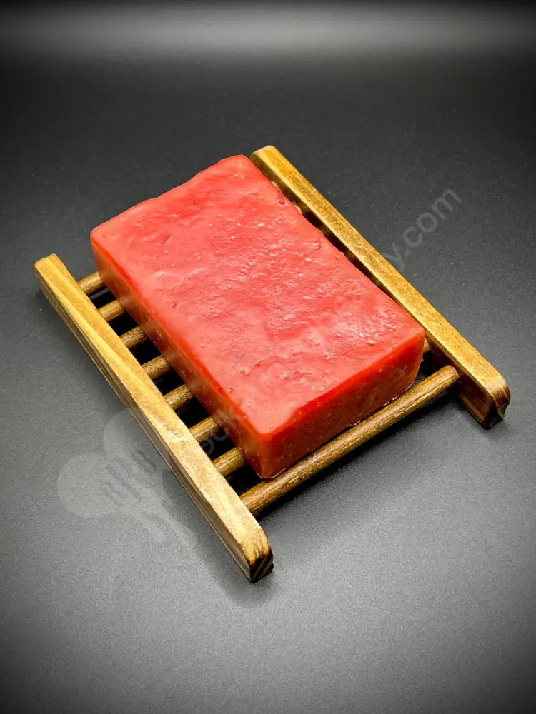 Bamboo Wooden Soap Holder - Dark Accessories