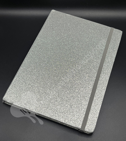 Silver Glitter Journal