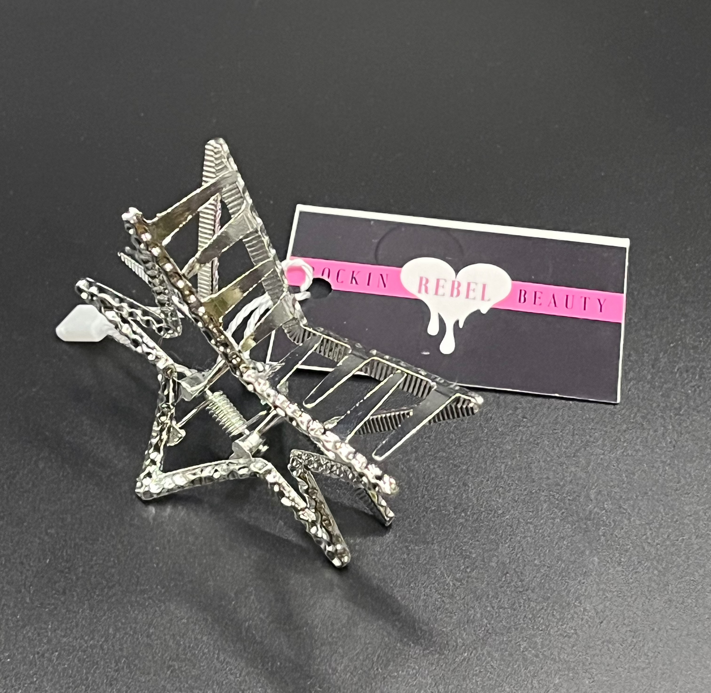 Shining Star Hair Clip - Silver