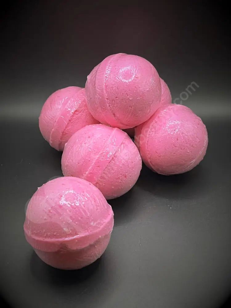 Xl Bath Bomb - Pink Powder Puff Bombs